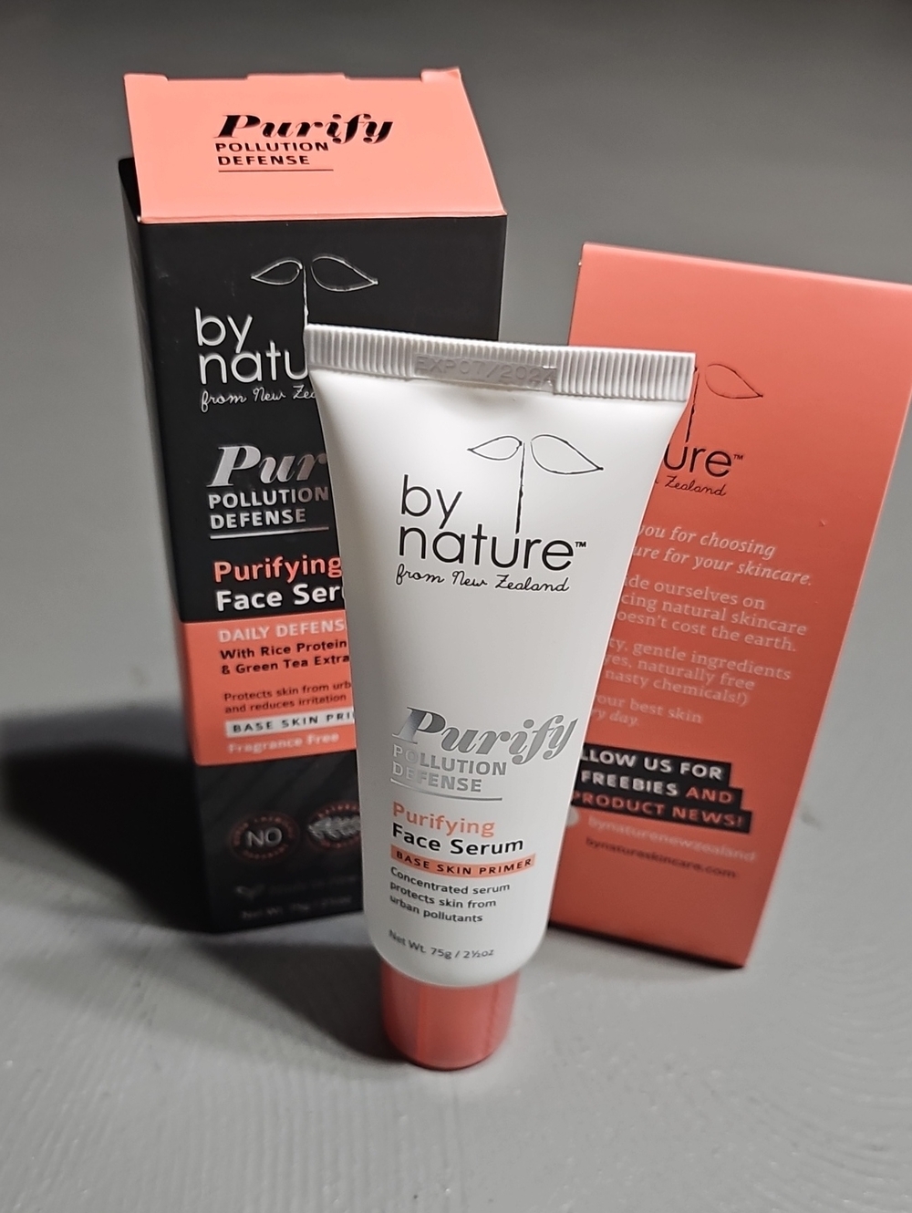 by nature Purifying Face Serum Base Skin Primer Fragrance Free Natural Skincare